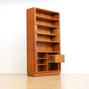Reserved LARGE MID CENTURY DANISH TEAK BOOKCASE BY DYRLUND FURITURE