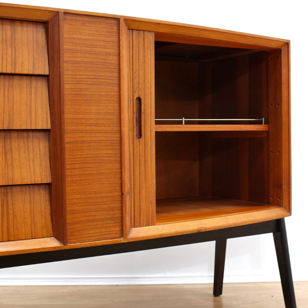 MID CENTURY CREDENZA BY HERBERT GIBBS FOR VESPER
