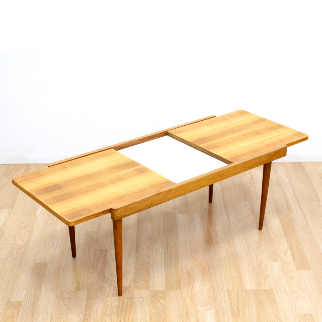 MID CENTURY DANISH EXTENDING COFFEE TABLE