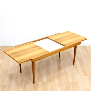 MID CENTURY DANISH EXTENDING COFFEE TABLE
