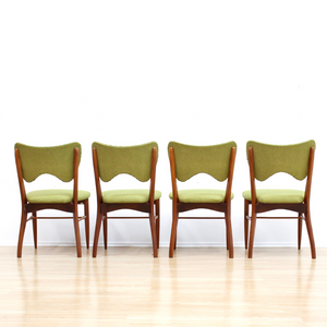 SET OF FOUR MID CENTURY DINING CHAIRS BY VANSON FURNITURE