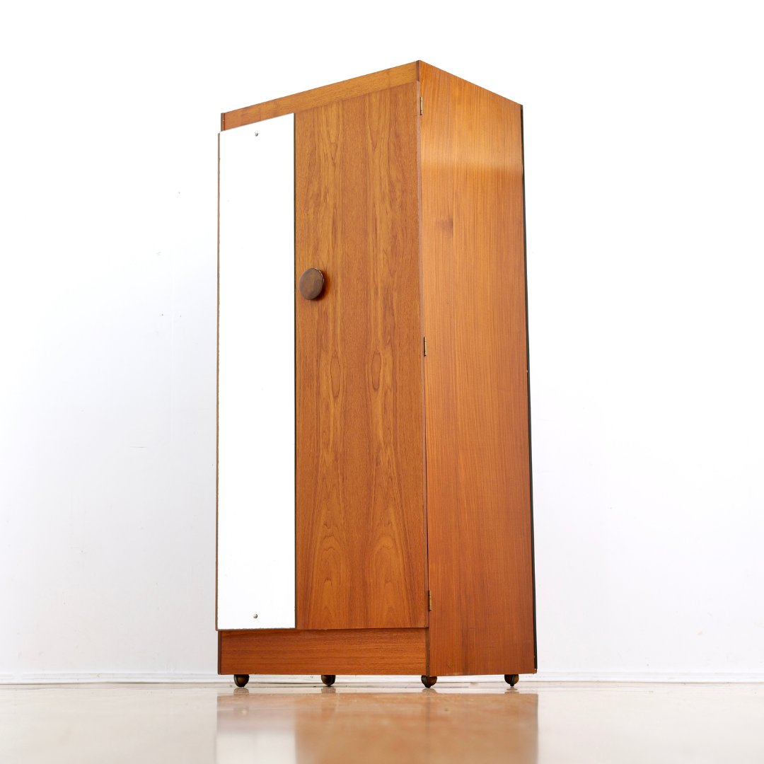 Mid Century Teak Armoire by Elliots of Newbury
