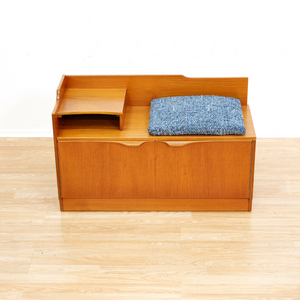 MID CENTURY ENTRYWAY BENCH BY SUTCLIFFE OF TODMORDEN