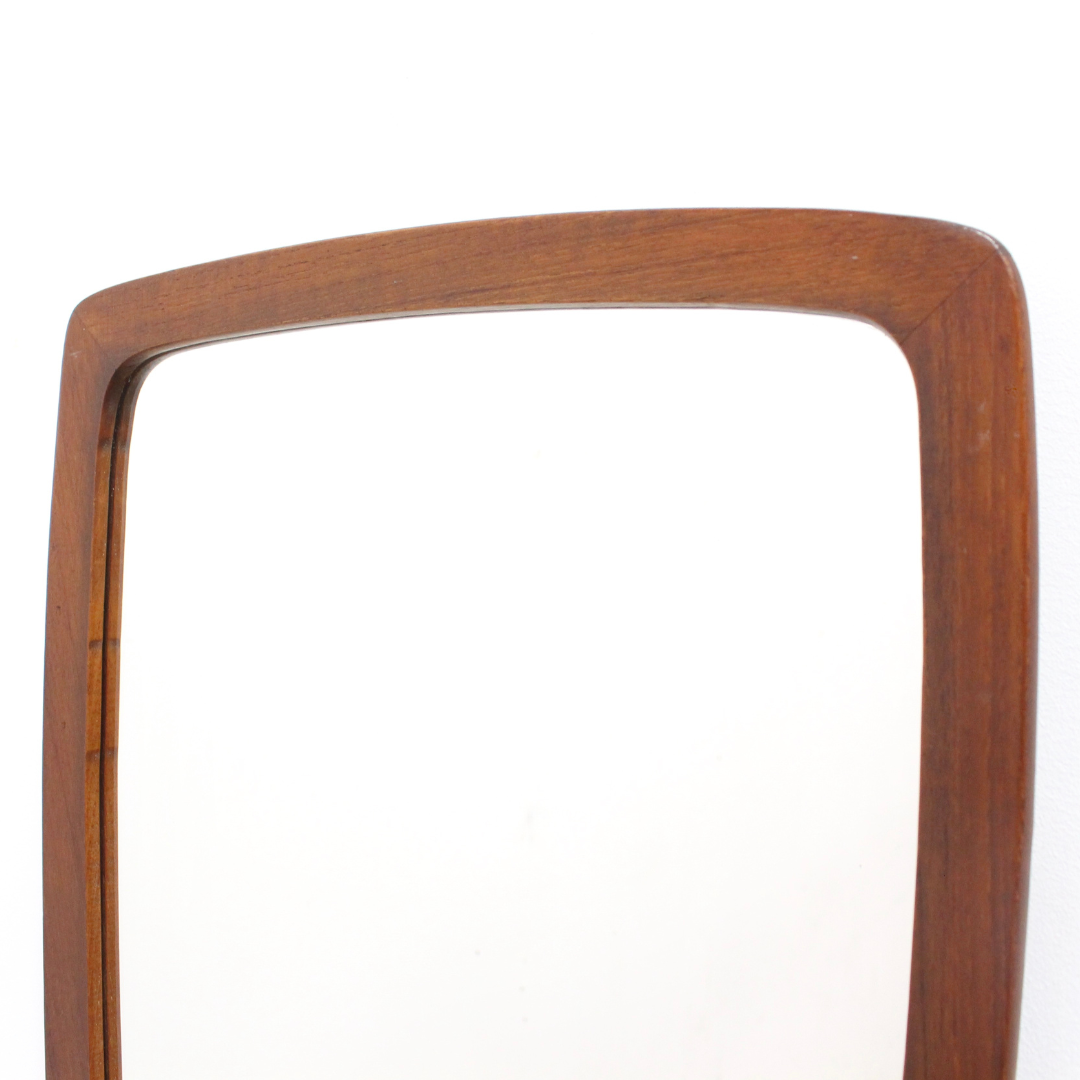 MID CENTURY TEAK MIRROR MADE IN DENMARK