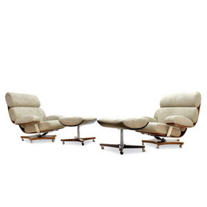 PAIR OF MID CENTURY HOUSEMASTER LOUNGE CHAIRS BY G PLAN