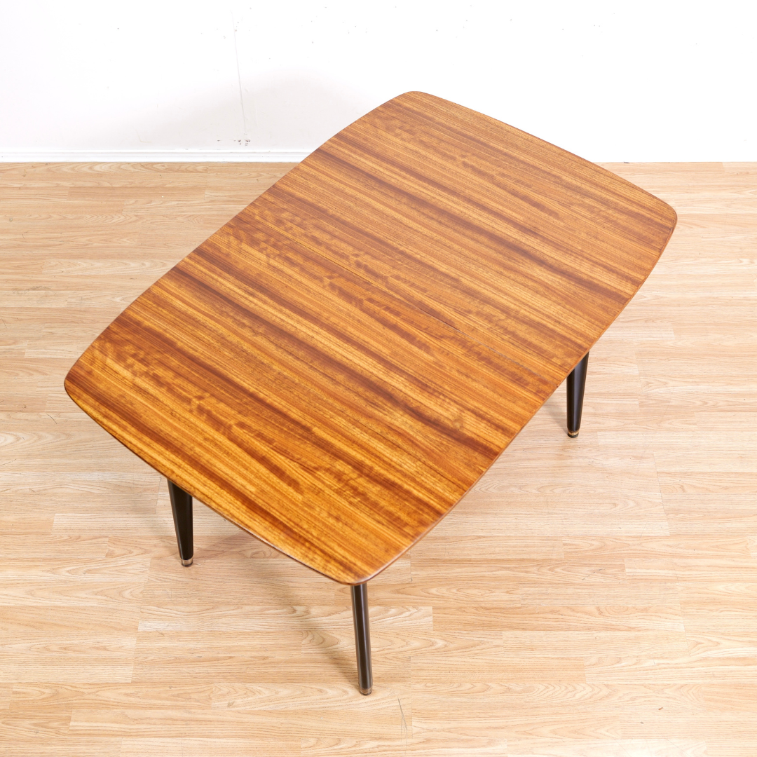 1950S DINING TABLE & BUTTERFLY CHAIRS BY BEAUTILITY FURNITURE