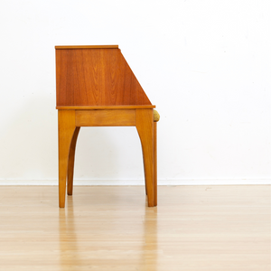 MID CENTURY PULL OUT ENTRYWAY BENCH SIDE TABLE BY CHIPPY HEATH