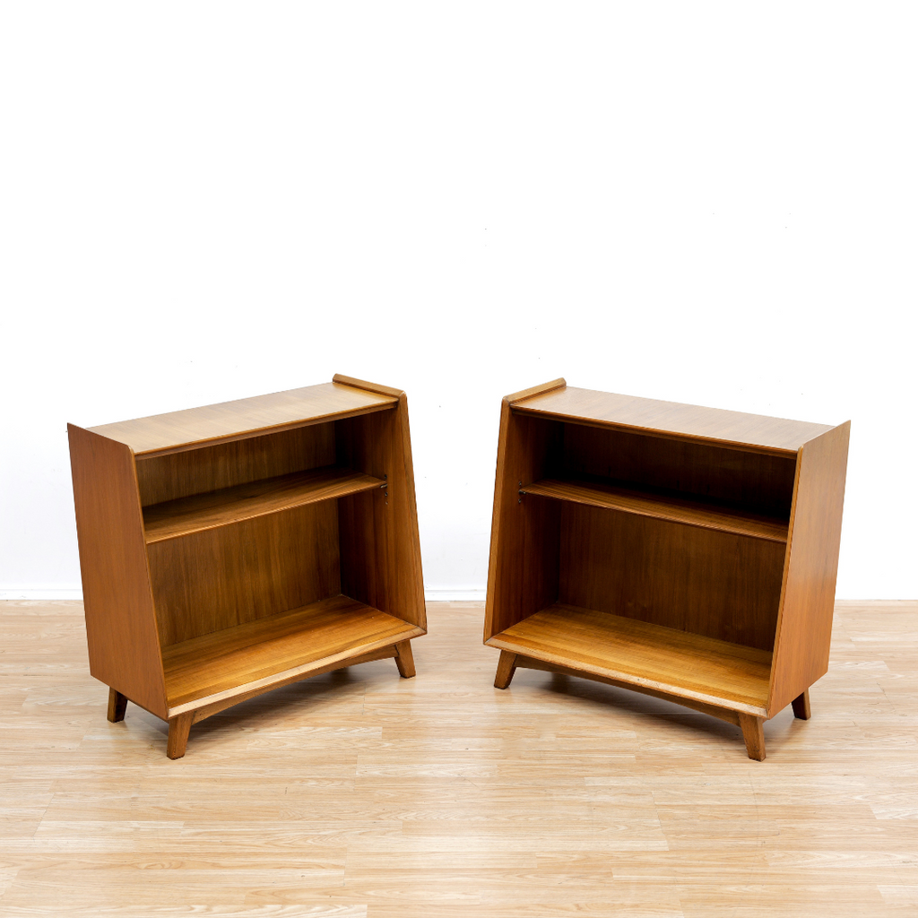 PAIR OF MID CENTURY BOOKCASES