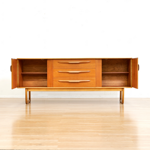 MID CENTURY 1960S TEAK CREDENZA