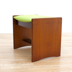 MID CENTURY VANITY STOOL BY WHITE & NEWTON