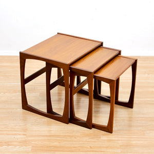 MID CENTURY NEST OF SIDE TABLES BY VB WILKINS FOR G PLAN