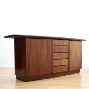 DANISH MODERN ROSEWOOD CREDENZA BY RASMUS