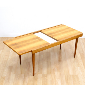 MID CENTURY DANISH EXTENDING COFFEE TABLE