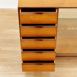 MID CENTURY CHINA CABINET SIDEBOARD BY TURNIDGE OF LONDON