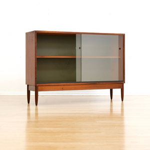 MID CENTURY CHINA CABINET BOOKCASE BY GREAVES & THOMAS