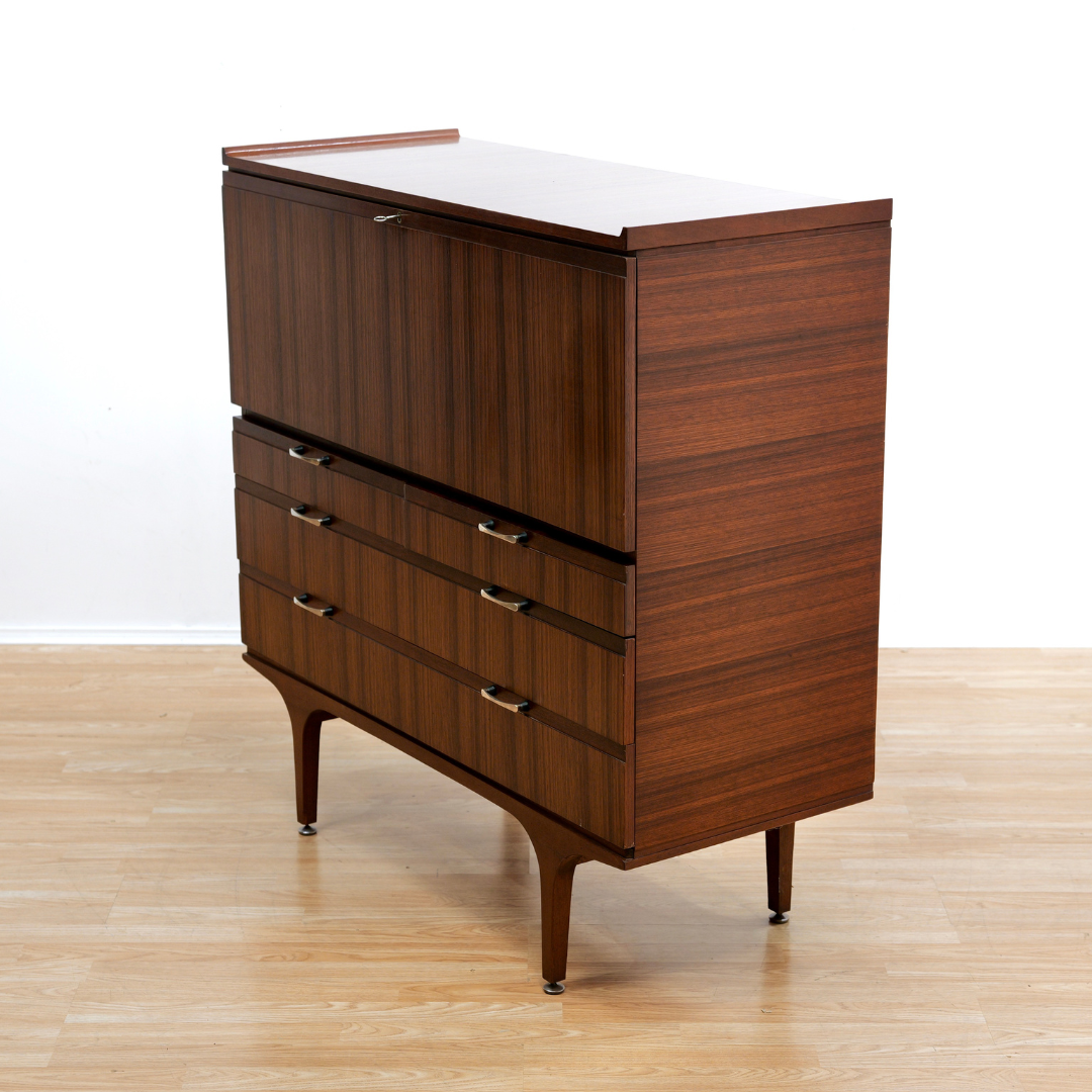 MID CENTURY SECRETARY DESK BY MEREDEW FURNITURE