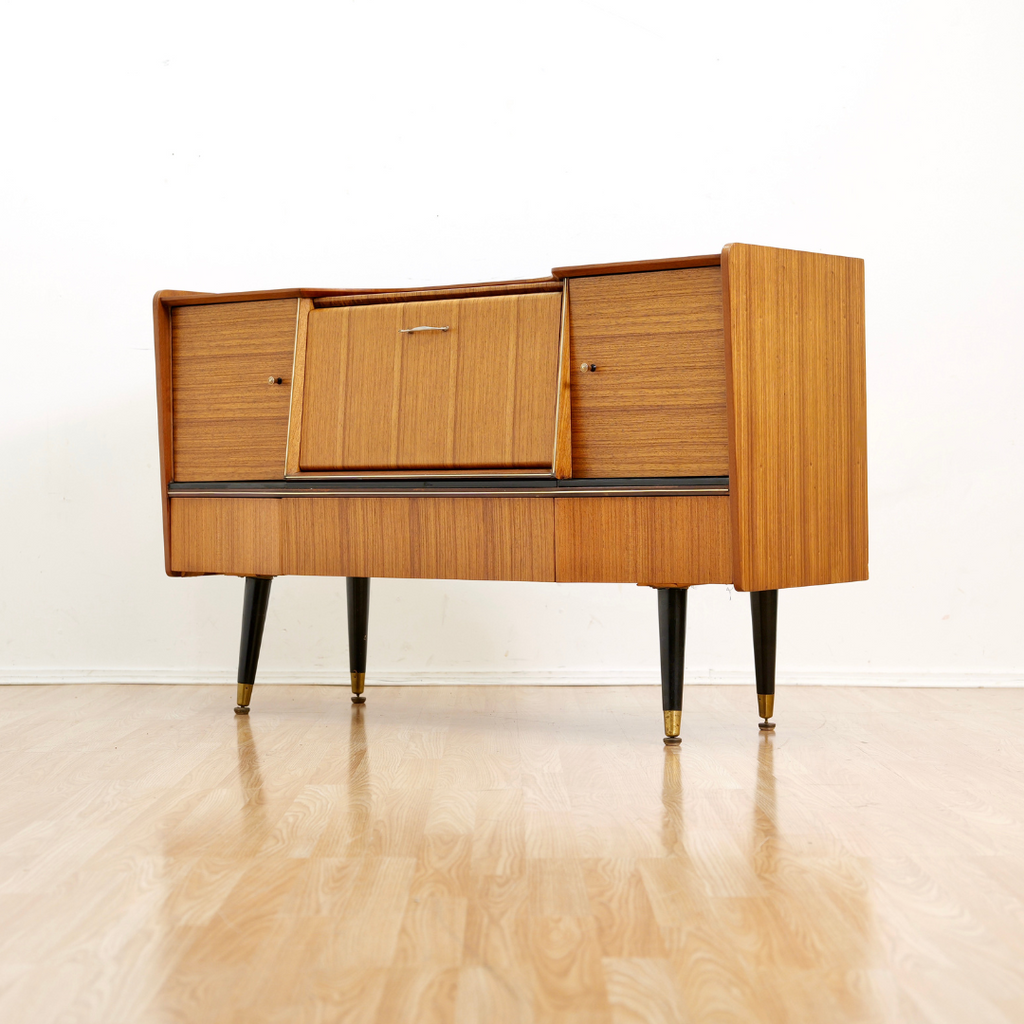 1960S LIQUOR CABINET CREDENZA BY BEAUTILITY OF LONDON