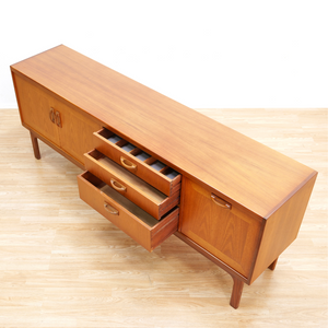 MID CENTURY SIERRA TEAK CREDENZA BY G PLAN