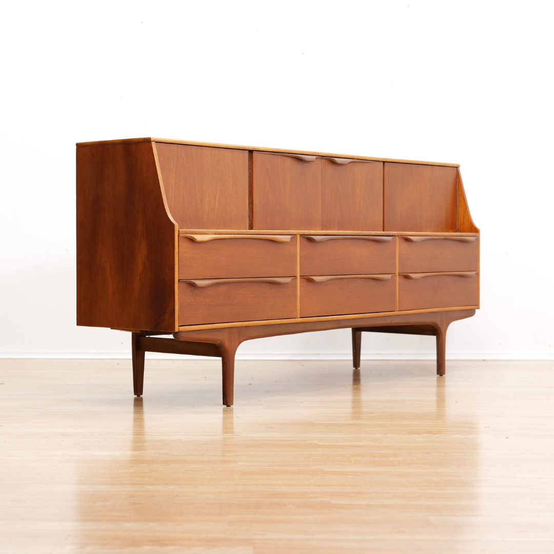 MID CENTURY CREDENZA BUFFET BY SUTCLIFFE OF TODMORDEN
