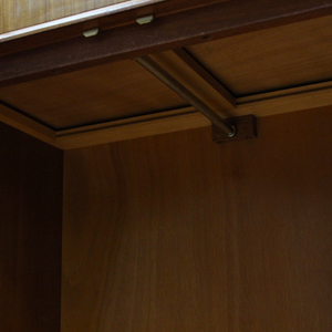 MID CENTURY ARMOIRE COAT CLOSET BY E GOMME