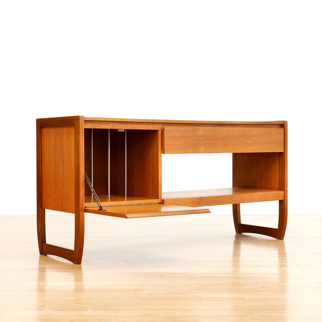 Reserved 1970S TEAK VINYL RECORD HIFI MEDIA UNIT