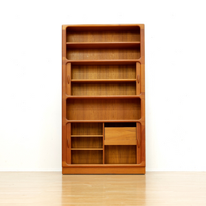 Reserved LARGE MID CENTURY DANISH TEAK BOOKCASE BY DYRLUND FURITURE