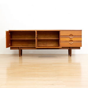 Reserved MID CENTURY LONG TEAK CREDENZA BY STONEHILL FURNITURE