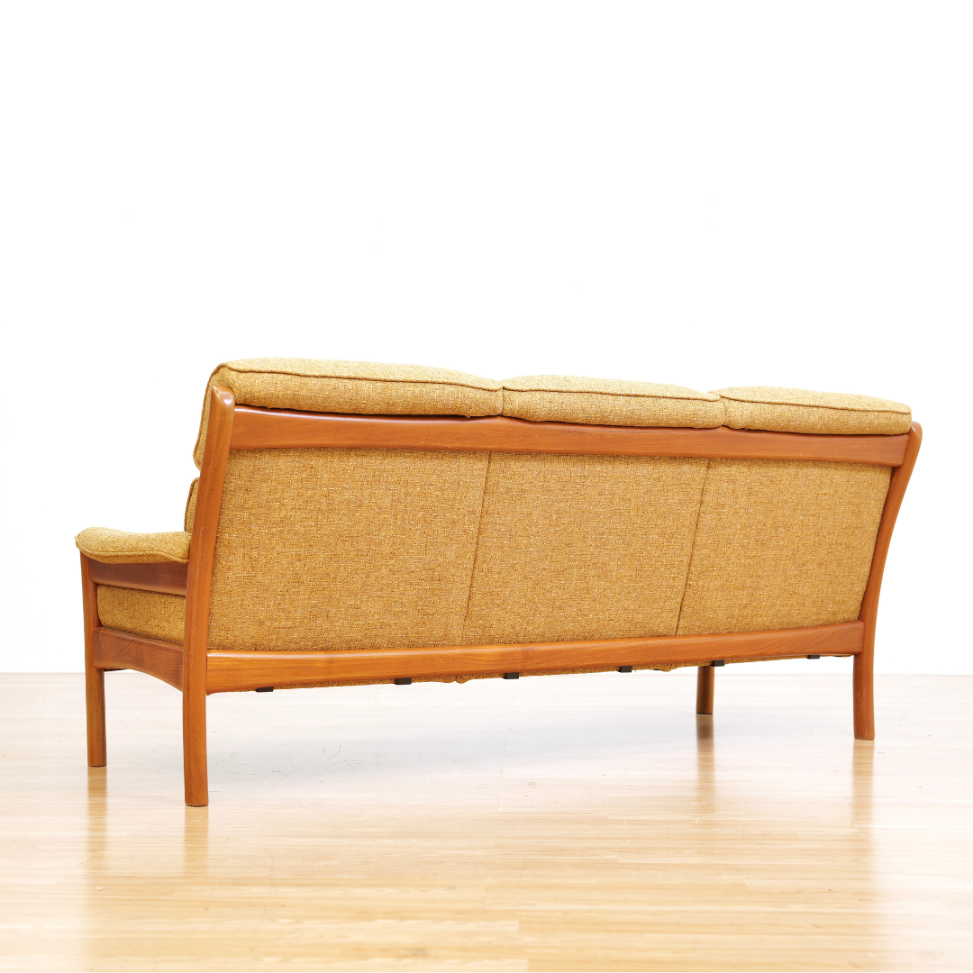 1960s Teak Three Seater Sofa by Dyrlund of Denmark