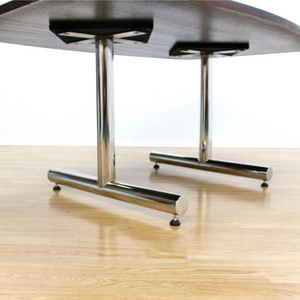 VINTAGE BRITISH CHROME TABLE BY TIM BATES FOR PIEFF FURNITURE