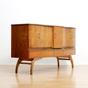 MID CENTURY LIQUOR CABINET CREDENZA BY BEAUTILITY FURNITURE