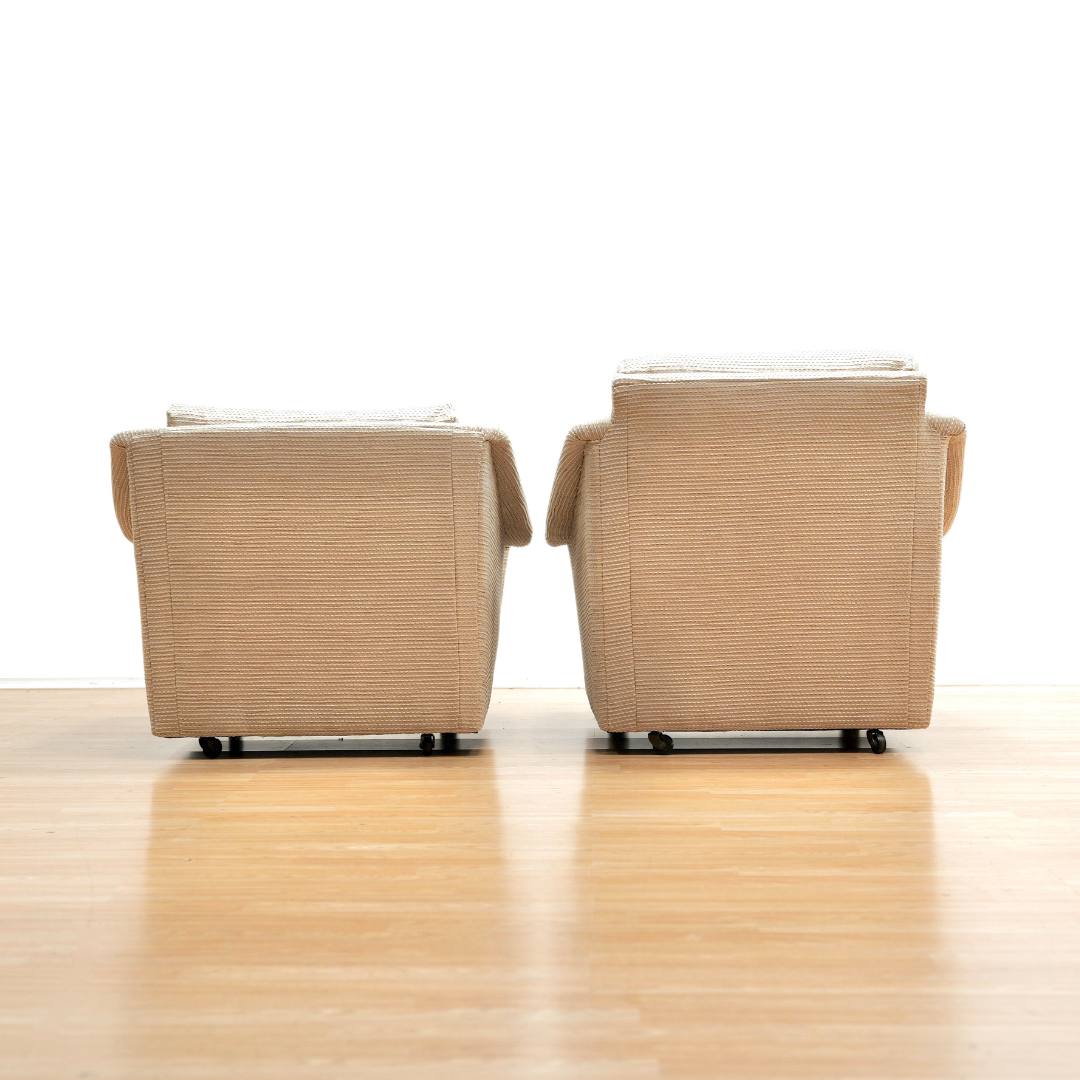 Pair of 1970s His & Her Lounge Chairs by G Plan