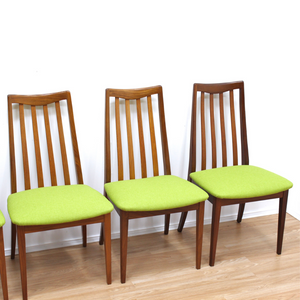 SET OF SIX MID CENTURY DINING CHAIRS BY G PLAN