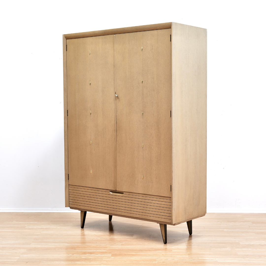 MID CENTURY ATOMIC 'LINK' ARMOIRE BY LEBUS