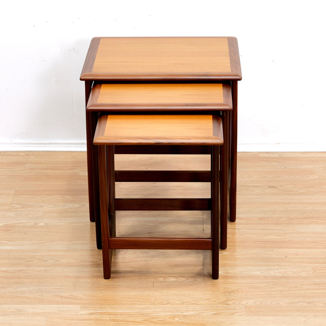 MID CENTURY ASTRO NESTING TABLES BY VB WILKINS FOR G PLAN