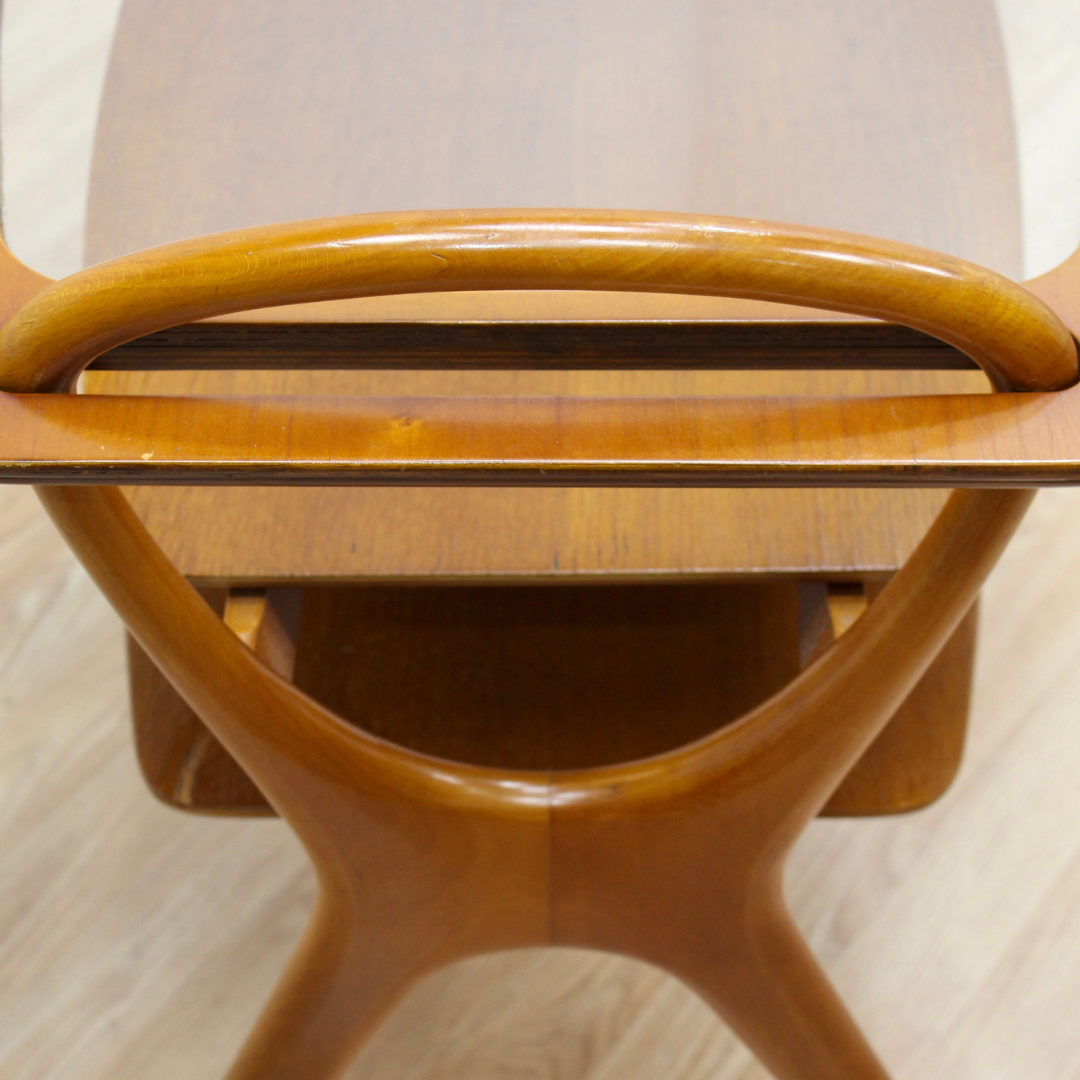 Reserved MID CENTURY SIDE TABLE SERVING TRAY BY HANS OLSEN