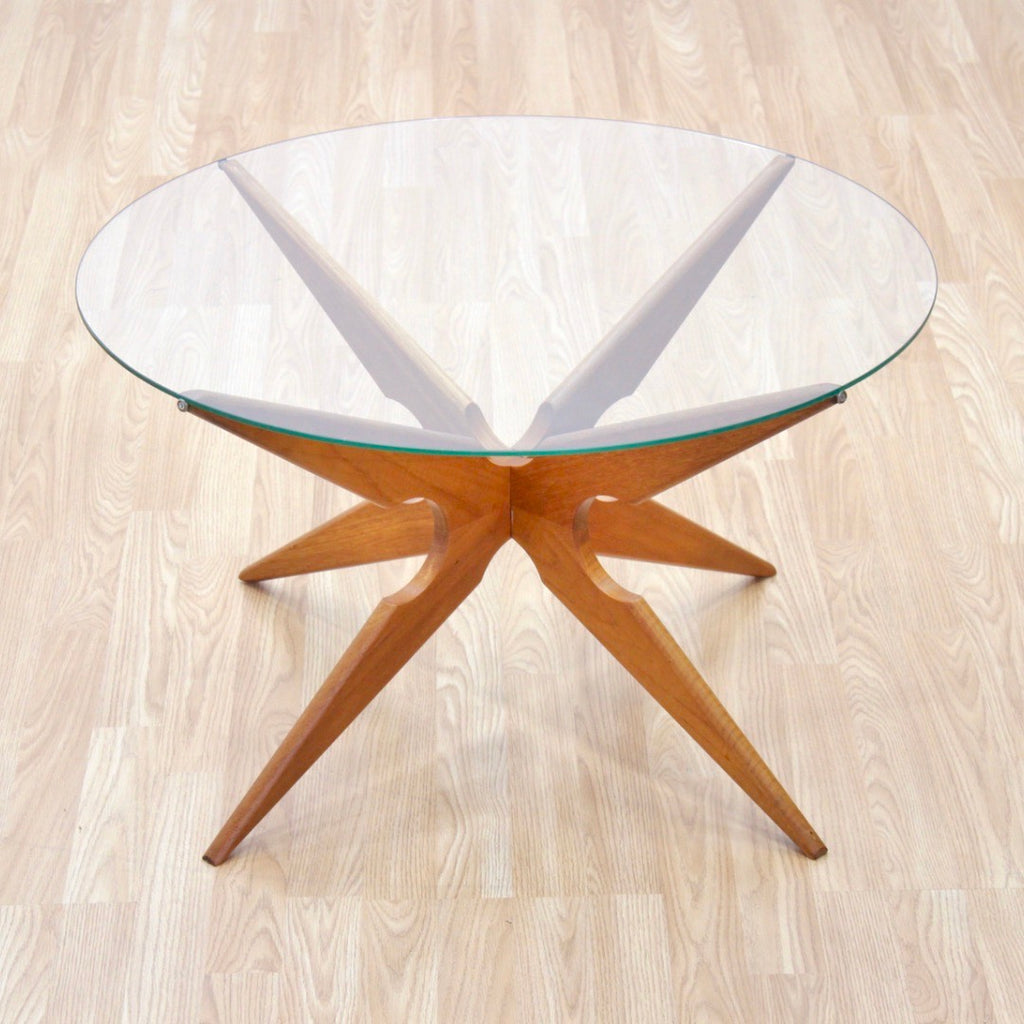 VINTAGE TEAK COFFEE TABLE BY VLADAMIR KAGAN FOR SIKA MOBLER