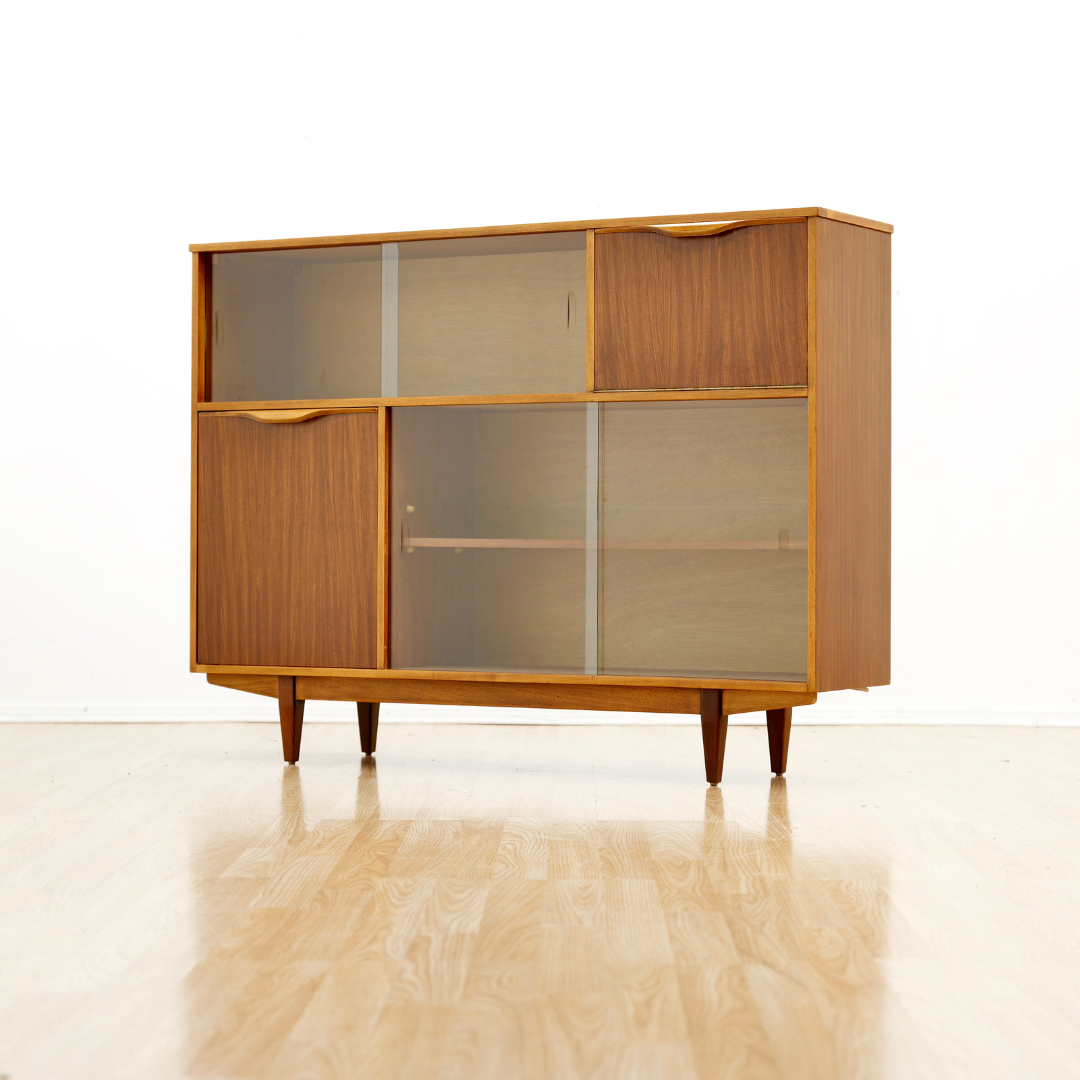 MID CENTURY CHINA ENTRYWAY CABINET BY SUTCLIFFE OF TODMORDEN