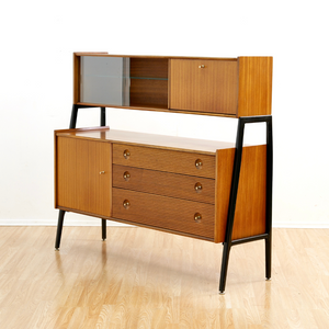 MID CENTURY HUTCH CREDENZA BY NATHAN FURNITURE