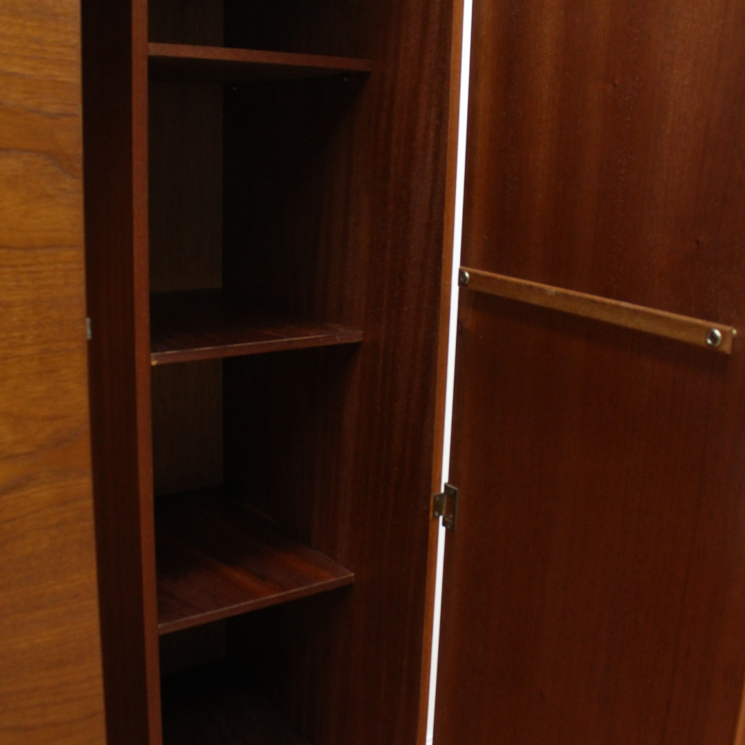 MID CENTURY TEAK ARMOIRE BY AUSTINSUITE