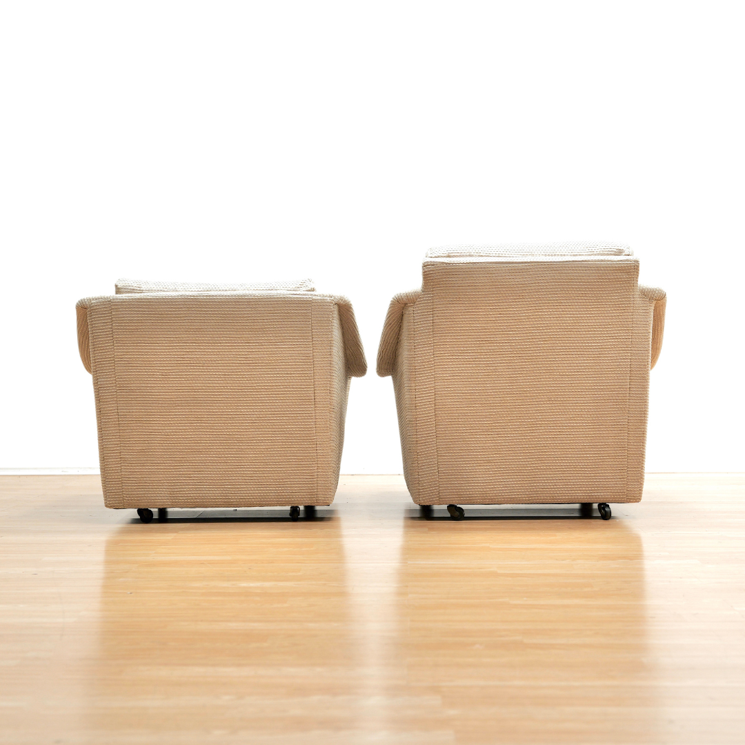 PAIR OF 1970S HIS & HER LOUNGE CHAIRS BY G PLAN