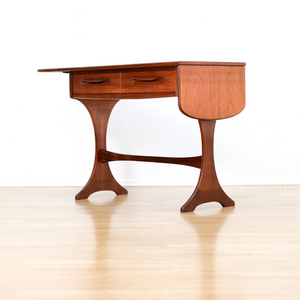 MID CENTURY TEAK DROP LEAF CONSOLE  BY G PLAN