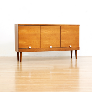 LOW MID CENTURY CONSOLE CREDENZA BY WHITE & NEWTON
