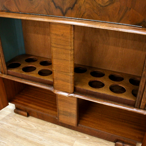 MID CENTURY WALNUT LIQUOR CABINET HOME BAR