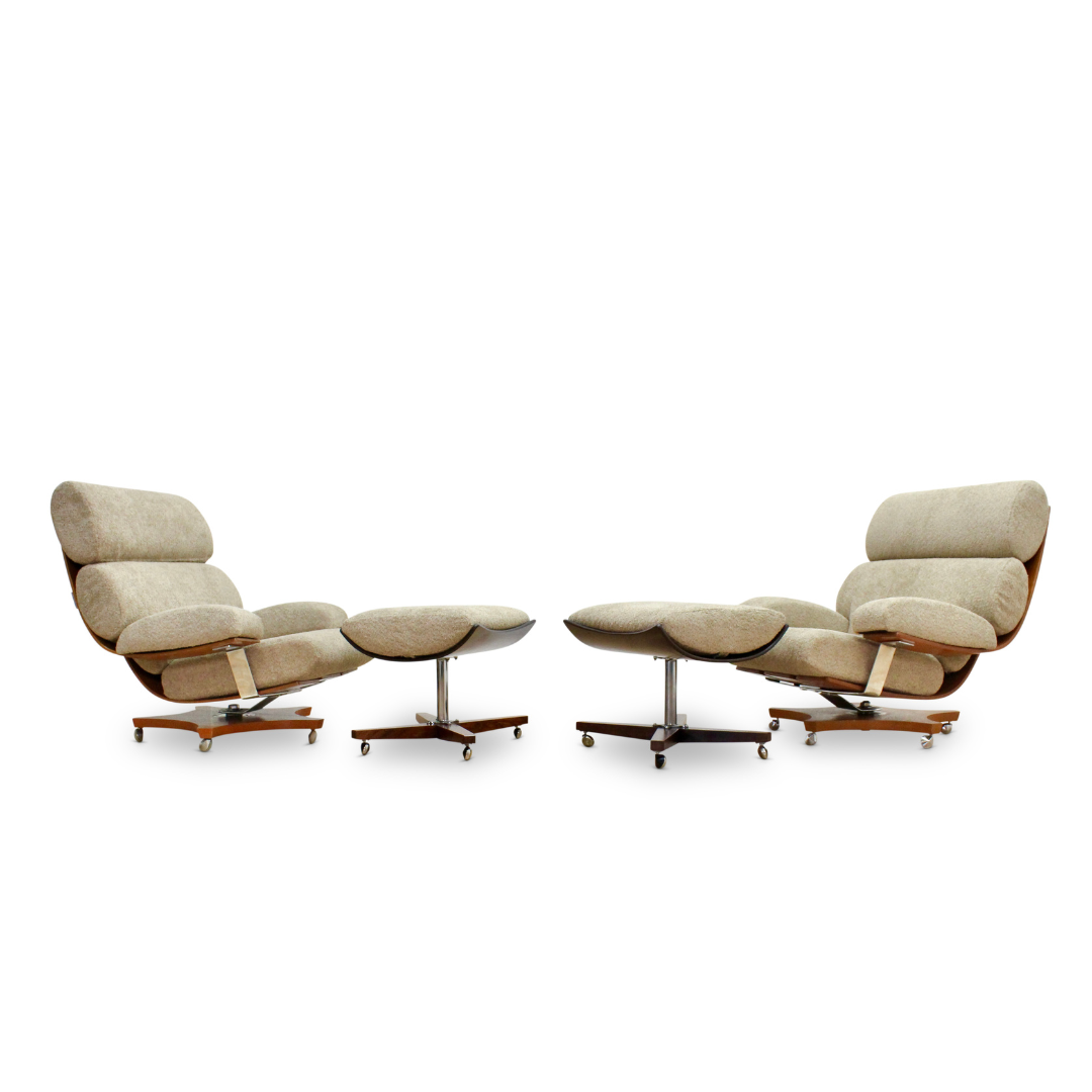 PAIR OF MID CENTURY HOUSEMASTER LOUNGE CHAIRS BY G PLAN