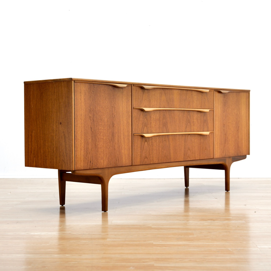 MID CENTURY TEAK CREDENZA BY SUTCLIFFE OF TODMORDEN