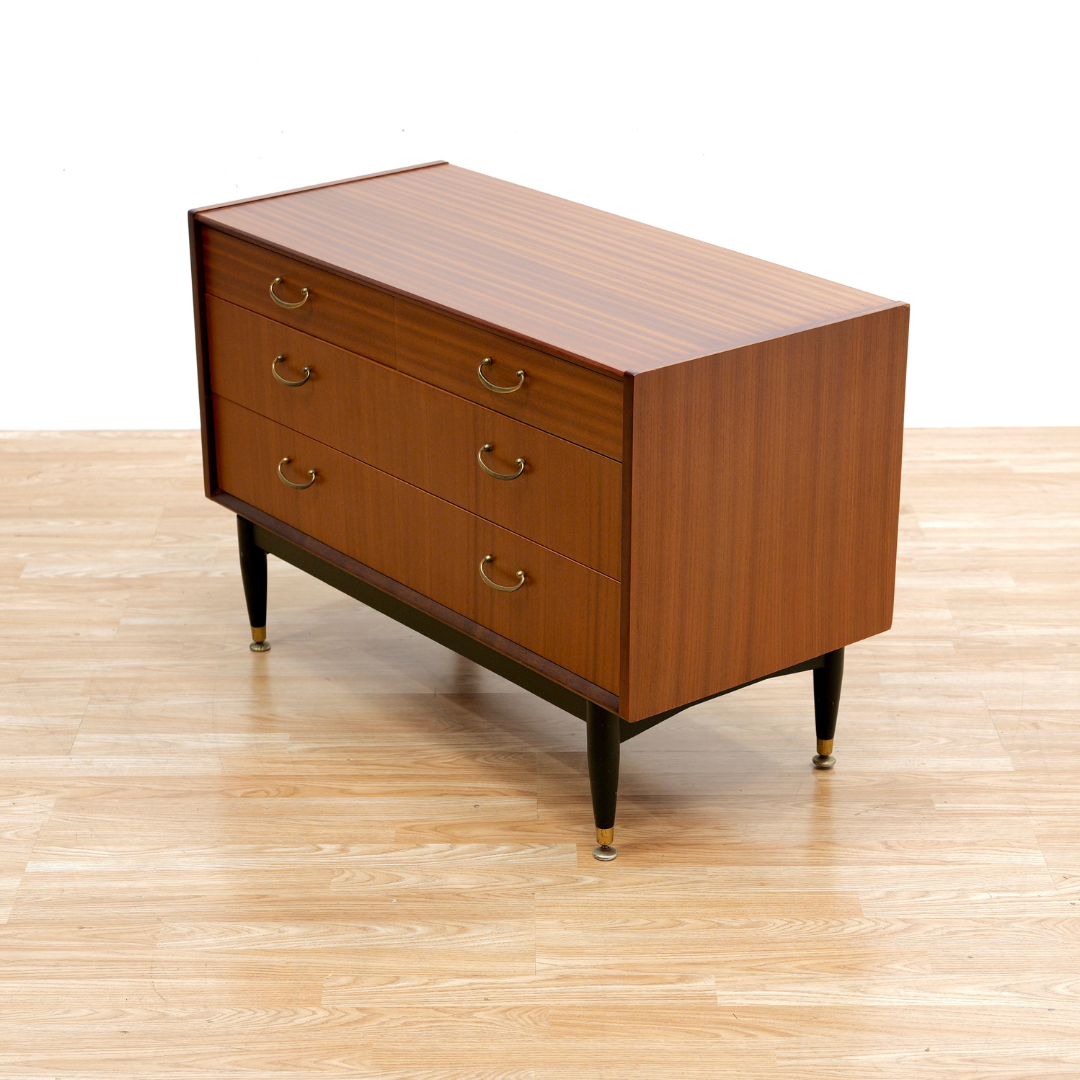 Mid Century Nightstand Dresser by Nathan Furniture