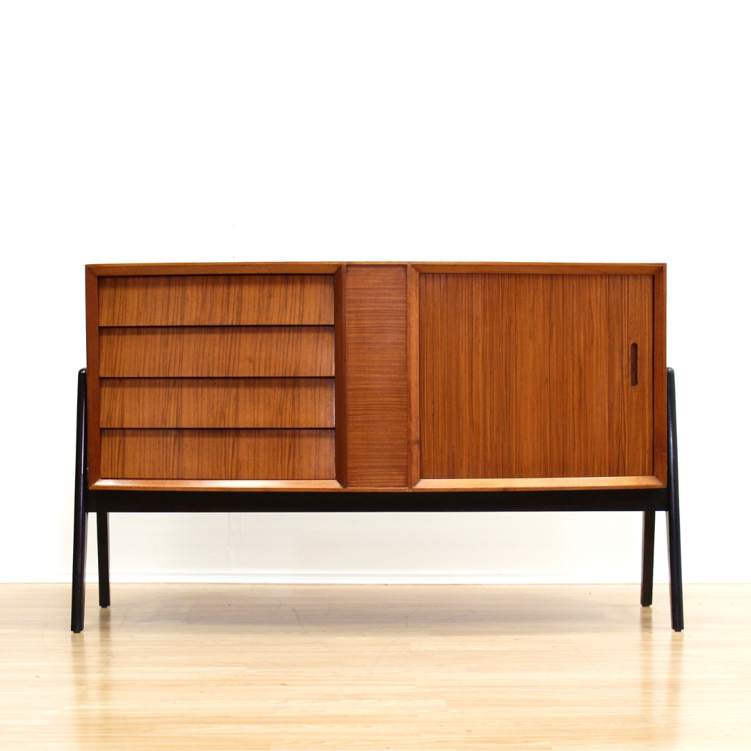 MID CENTURY CREDENZA BY HERBERT GIBBS FOR VESPER