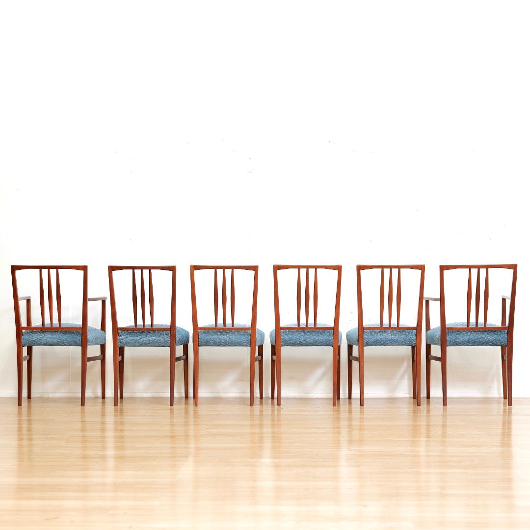 Set of Six Mid Century Dining Chairs by Gordon Russell
