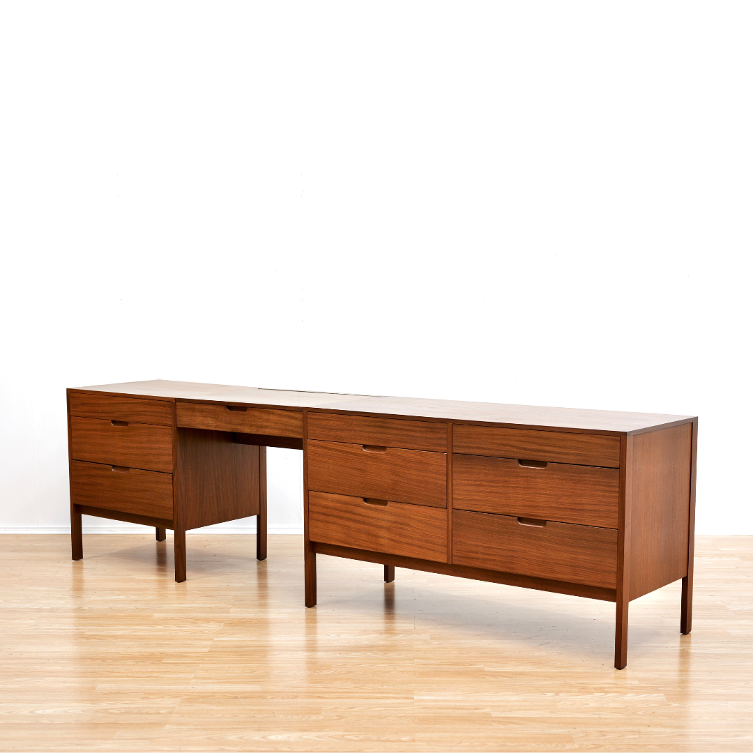 MID CENTURY VANITY DRESSER BY BY RICHARD HORNBY FOR HEALS OF LONDON