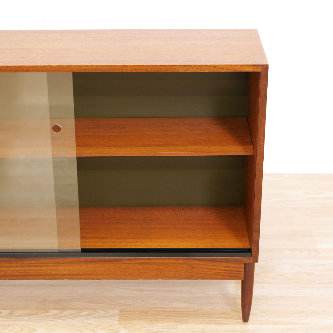 MID CENTURY CHINA CABINET BOOKCASE BY GREAVES & THOMAS